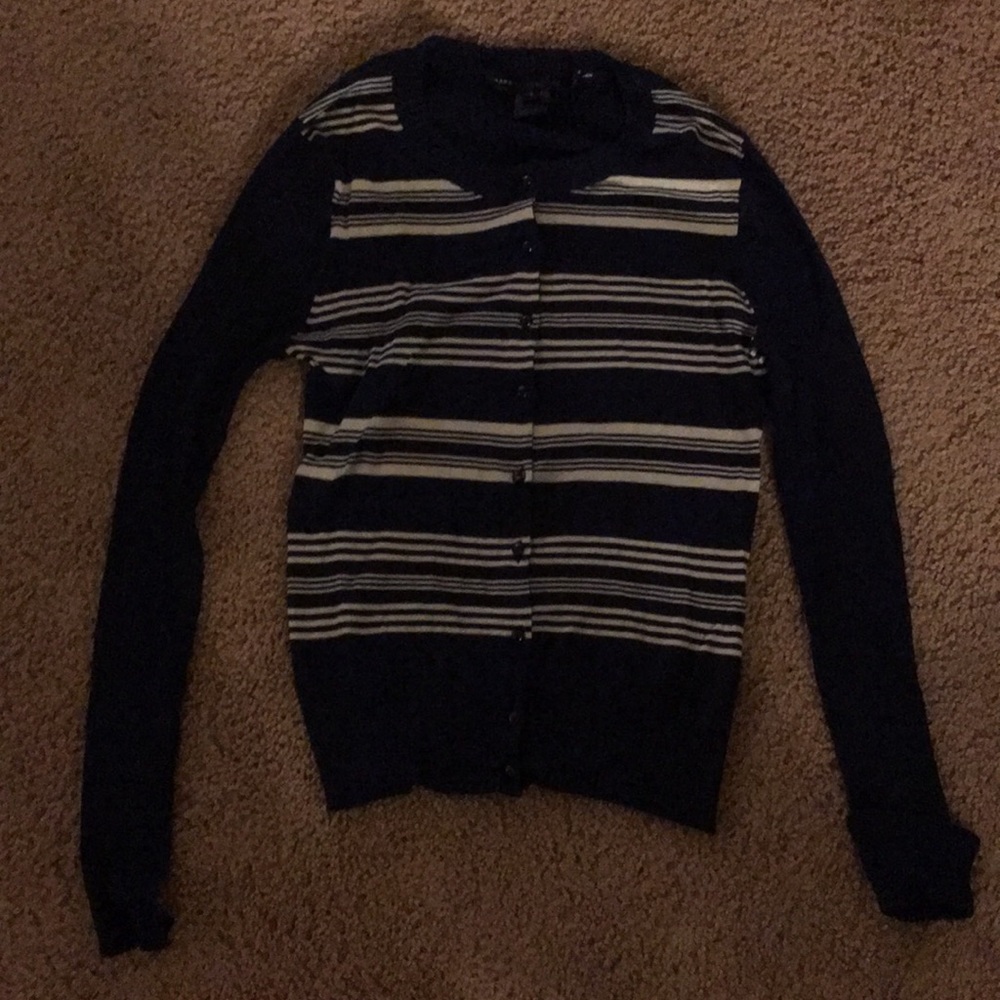 Marc by Marc jacobs striped front sweater
